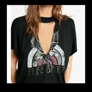 NWOT Express XS Free Spirit Collar Neck Shirt